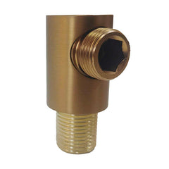Water Outlet Shower Elbow Single-Handle Brass Chrome Wall-Mounted Polished Brass Bathroom Hardware with Shower Hose Elbow-mv335 - Beijing Minwei International Technology Co., Ltd.