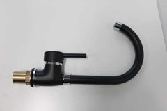 Minwei Brushed Brass Concealed Thermostatic Waterfall Faucet for Bathroom Basin Sink - High Neck Design-mv7009 - Beijing Minwei International Technology Co., Ltd.